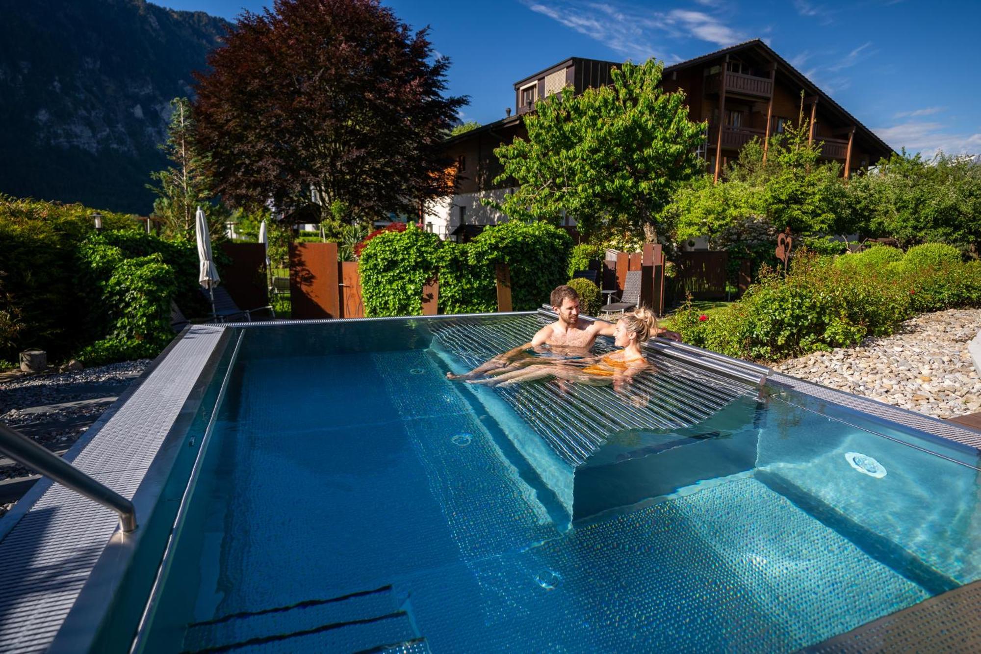 Salzano Hotel - Spa - Restaurant Unterseen Eksteriør billede